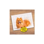 2147840998 Turuncu Tüylü Minik Köpek Çocuklara Özel Puzzle Yapboz Tablo