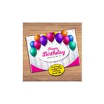 2148048034 Renkli Balonlar Happy Birthday Çocuklara Özel Puzzle Yapboz Tablo