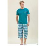21592 Şahinler Erkek Yazlık Ekose Pijama