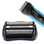 21B tıraş başlığı, Braun Series 3 ile uyumlu, elektrikli S3 yedek başlık, 21B, fırçalı, 3 3040s, 3000s, 3050cc 3010a, 3070cc 3080s, 3090s, 310s, 3020s, 330s, 370cc-4, 380s-4 için