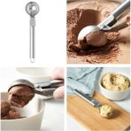 21CM Metal Dondurma Kaşığı, Pratik ve Şık Tasarım - Seçenek 1