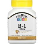 21st Century B-1, 100 Mg, 110 Tablet - Aromasız