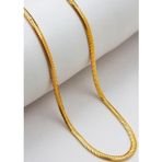 22 Ayar Altın 4 MM Balık Sırtı Zincir 55 CM LKZNC1100