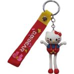 22 cm Silikon Anahtarlık Hello Kitty Anahtarlık - Uzun Bacaklı Hello Kiti Çocuk Anahtarlık