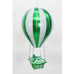 22 İnç Uçan Balon Temalı Yeşil Folyo Balon 88-28 Cm