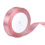 22 metre saten bant, pembe, 20 mm genişliğinde, dekorasyon hediye bandı, geniş, kurdele bandı, pembe dekoratif bant, düğün, doğum günü için kumaş bant, sevgililer günü hediyesi, hediye paketi
