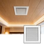 22 x 24 hava filtresi ızgarası | Çelik arka havalandırma kapağı, çıkarılabilir kapı, optimum hava sirkülasyonu ve havalandırma için beyaz ızgara, sistemi