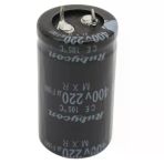 220 400V Blok Kondansatör Elektrolitik Kapasitör 220Uf 400 Volt Radyal Kondansatör