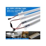 220 Volt 4014 Çubuk Led 50 CM Kasalı Dim Edilebilir Bar Led 220v renk-seciniz-cam-seciniz-beyaz-6000-6500k-opak-cam