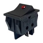 220 Volt Geniş Nokta Işıklı Anahtar On-Off (IC-104D) (4987)