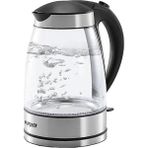 2200 W, 1.7 Lt Cam Kettle, Şık ve Kullanışlı, Siyah Renk Seçeneğiyle. - Ahşap