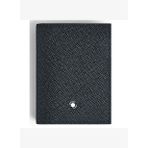 220391 Montblanc Sartorial 6 cc Mavi Deri Kartlık
