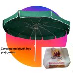 220Cm Plaj Cafe Deniiz Semşiyesi +Tasıma Çantası + Plaj Çantası