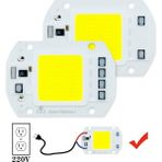 220V Projektör Cob LED 50W Driver Çipli - Beyaz