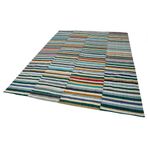 220x308 cm Kırk Yama Yeşil Yama Pamuklu Yün El Dokuma Modern Geometrik Etnik Eskitme Desenli Boho Oturma Odası Salon Yolluk Koridor Mutfak Halısı