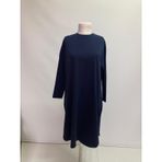 2224_Basic Uzun Kollu Tesettür Tunik., 00413 Koyu Lacivert, L/XL