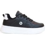2227-WICKERS Air Force Modeli Anatomik Tabanlı Üst Kalite Unisex Sneakers Ayakkabı - NKT02227-SIYAH-BEYAZ-38 - Siyah - Beyaz