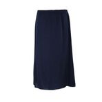 2230_Tesettür Uzun Tam Boy Etek Astarı İçlik Jüpon, 00100 Siyah, L/XL