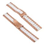 22Mm Gear S3 Watch 4 -Gt2 Gt2e 46Mm Kayışkordon Seramik Paslanmaz Çelik-(5775)