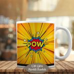 23-2147905791 Pop Art Pow Ses Efekti Kupa Bardak