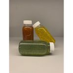 23 Adet 250 Ml Yuvarlak Detox, Meyve Suyu, Sporcu, Diyet Içecek-boş Pet Şişe Beyaz Kilitli Kapaklı