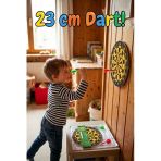 23 Cm Klasik Dart Tahtası Ve 2 Adet Metal Uçlu Ok Seti - Duvar Hedef Oyunu