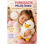 23 Cm Taçlı Beyaz Civciv Peluş Oyuncak Yumuşak Dolgulu Sevimli Çocuk Oyun Arkadaşı Dekor