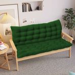 23 Kişilik Salıncak için Yedek Yastıklar Aşırı Doldurulmuş Loveseat Koltuk Minderleri Arkalıklı Yumuşak 8 cm Kalın İç/Dış Mekan Minderleri Kaymaz Bağları ile Yeşil 150 x 100 cm