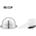 230ML Tarzı Senseo Için Yeniden Kullanılabilir Kahve Kapsülü Için Nespresso Vertuo Kahve Filtresi Paslanmaz Çelik Pod Kupası (Yurt Dışından)