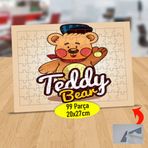 232147536069 Sevimli Teddy Ayıcık 99 Parça Puzzle Yapboz Tablo