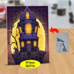 232147913507 Korkulu Işıklı Şato 99 Parça Puzzle Yapboz Tablo