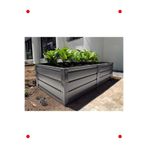232premiumquality Modüler Galvanize Yükseltilmiş Bahçe Bostan Sebze Yatağı 120x60x30 cm