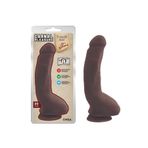 23,5 cm Vajinal ve Anal Gerçekçi Realastik Melez Kıkırdaklı Dildo