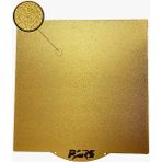 235X235 mm (Vida Boşaltmalı) Pars Gold Özel Yay Çeliği Yerli Manyetik Pei Tabla (Magnetsiz) - Sarı