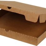 23,8x23,8x3cm Pizza Kutusu - Kraft