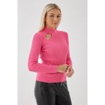 23K0167K1 Fashion Friends Kadın Kazak Fuşya - XS