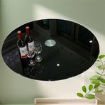 24" 28" Tembel Susan Cam Pikap Yemek Masası için - Büyük Döner Servis Tepsisi Siyah Mutfak Orta Parçası Partiler ve Eğlence için Mükemmel (100 cm/39 inç)