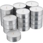 24 Adet Tealight Mum Çap: 5,9 cm Ikea 24'lü Set Dekoratif Mum Beyaz Mum