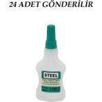 24 Adet Wincell Steel Hızlı Yapıştırıcı 37GR 200ML Mdf-Ahşap-Metal-Plastik-Deri (5477) Nfsm-Rsg - Çok Renkli - 1