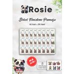 24 Al 22 Öde Rosıe %100 Doğal Bebek Temizleme Pamuğu 60'Lı Ve Rosıe Sticker