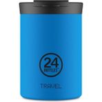 24 Bottles 350 ml Mavi Travel Tumbler Pacific Beach Paslanmaz Çelik Termos Bardak