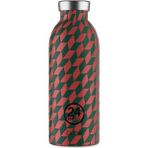 24 Bottles 500 ml Kırmızı Clima Bottle Groovy Red Paslanmaz Çelik Termos