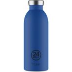 24 Bottles 500 ml Mavi Clima Bottle Gold Blue Paslanmaz Çelik Termos