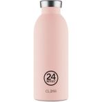 24 Bottles 500 ml Pembe Clima Bottle Dusty Pink Paslanmaz Çelik Termos