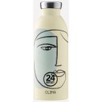 24 Bottles 500 ml Renkli Clima Bottle White Calypso Paslanmaz Çelik Termos
