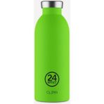 24 Bottles 500 ml Yeşil Clima Bottle Stone Lime Green Paslanmaz Çelik Termos