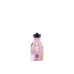24 Bottles Kids Bottle Meow Friends Pipetli Paslanmaz Çelik Çocuk Su Matarası 250 ml