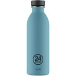 24 Bottles Urban Bottle Powder Blue Paslanmaz Çelik Su Şişesi 500 ml - Mavi