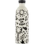 24 Bottles Urban Bottle Viva La Vida Paslanmaz Çelik Su Şişesi 1000 ml - Renkli - 1 Adet