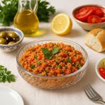 24 cm Boy Konsept El Imalatı Cam Salata Kasesi - 26 cm
